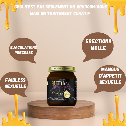 Miel Panthère en bouteille (240G)